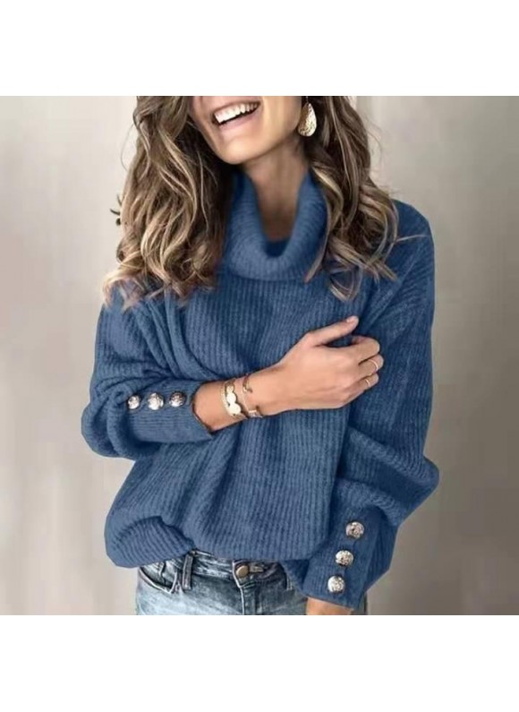 Fashion Casual Women's Turtleneck Sweater