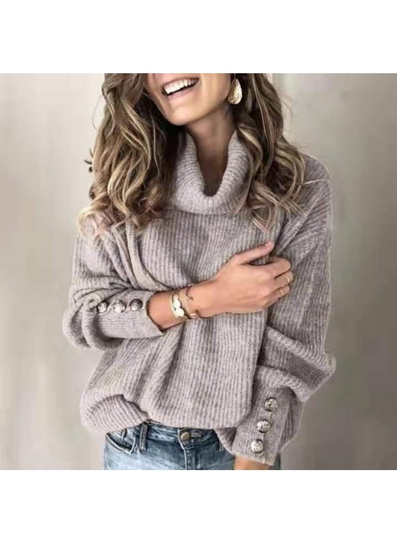 Fashion Casual Women's Turtleneck Sweater