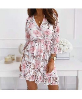 Fashion Floral Print Dress 