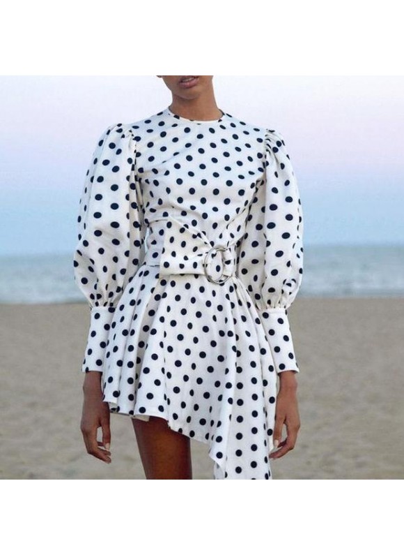 Fashion Polka Dot Print Dress