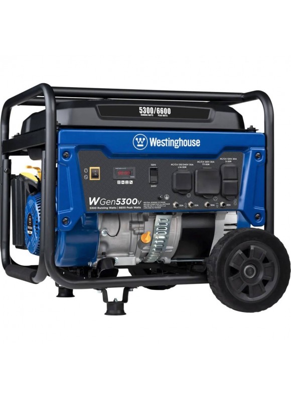 Westinghouse WGEN5300V &#8211; 5300 Watt Portable Generator (CARB)