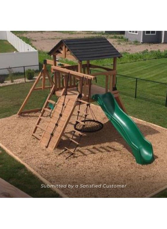 Endeavor Swing Set with Gray Slide, Shipping Included