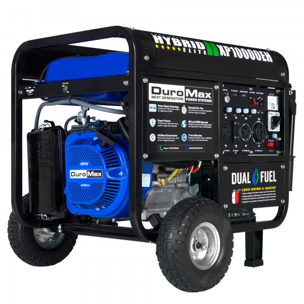 DuroMax 12000 Watt Dual Fuel Portable Generator XP12000EH 