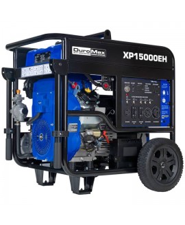 DuroMax XP15000EH 15000 Watt V-Twin Electric Start Dual Fuel Hybrid Portable Generator 