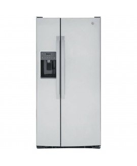 GE 23.0 Cu. ft. Side-by-Side Refrigerator Stainless Steel 
