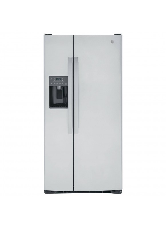 GE 23.0 Cu. ft. Side-by-Side Refrigerator Stainless Steel