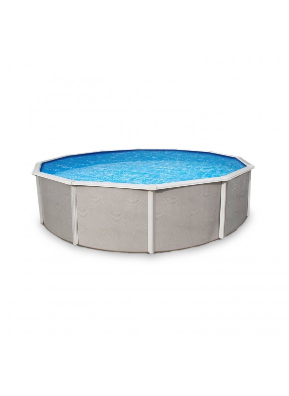 Blue Wave Belize 15' Round Steel Wall Above Ground Pool - 52