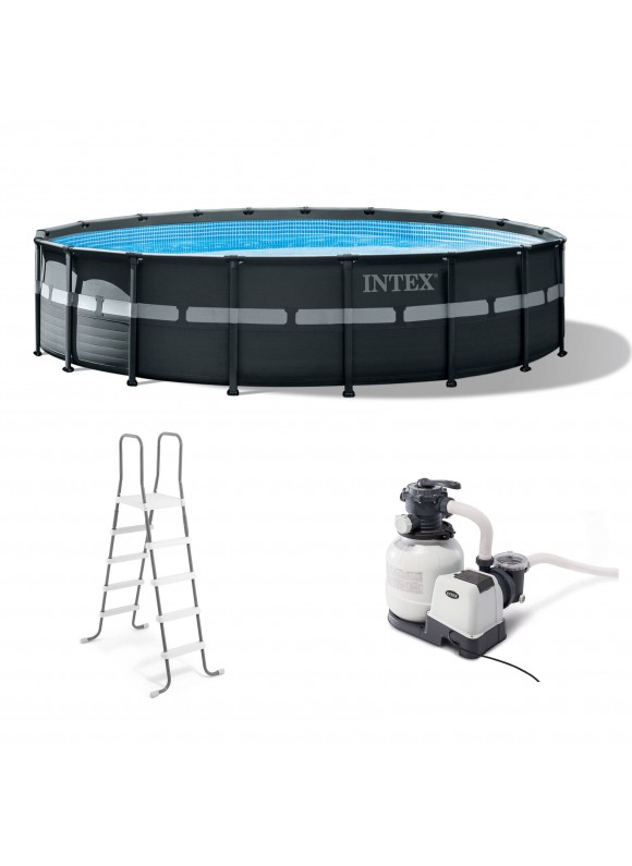 18ft x 52in Ultra XTR Frame Above Ground Swimming Pool Set with Pump