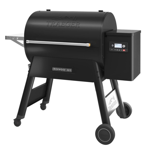 Traeger Ironwood 885 Wood Pellet WiFi Grill and Smoker Black 