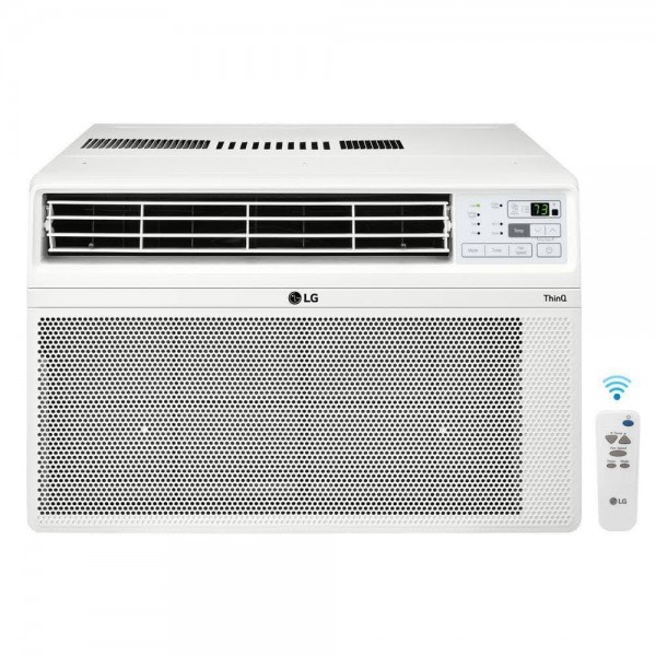 LG 14,000 BTU Window Smart Air Conditioner Cools 700 Sq. ft. with Energy Star and Remote, Wi-Fi Enabled in White 