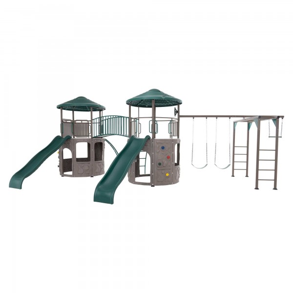 Lifetime 90966 Double Adventure Tower with Monkey Bars 