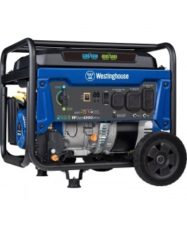 Westinghouse WGen5300DFcv &#8211; 5300 Watt Dual-Fuel Portable Generator w/ RV Outlet &#038; Co Sensor (CARB) 