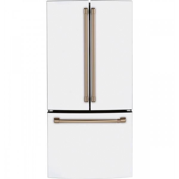 Cafe Energy Star 18.6 Cu. ft. Counter-depth French-Door Refrigerator White 