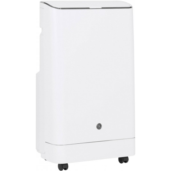 GE - 550 Sq. ft. 14,000 BTU Portable Air Conditioner with Remote - White 