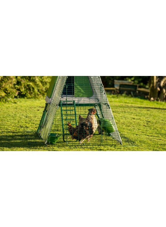 Eglu Go Up Chicken Coop with 6ft Run Package - Leaf Green