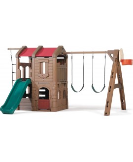 Step2 Naturally Playful Adventure Lodge Play Center Swing Set 