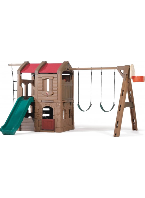 Step2 Naturally Playful Adventure Lodge Play Center Swing Set