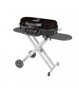 Coleman Roadtrip 285 Portable Stand-up Propane Grill - Black / Blue / Red 