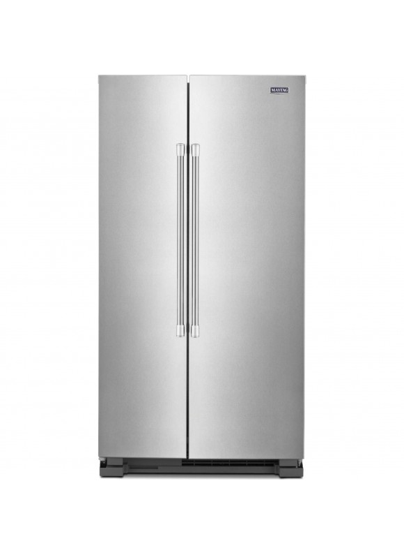 Maytag MSS25N4MKZ 36-Inch Wide Side-by-Side Refrigerator - 25 Cu. ft. Stainless Steel