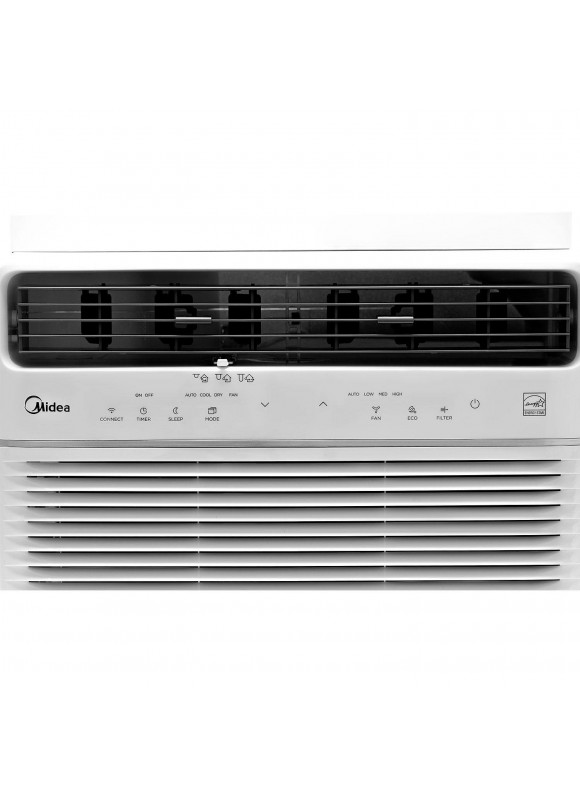 Midea 12,000 BTU Room Window Air Conditioner, Remote Control, Energy Star w/WiFi &amp; Voice Control