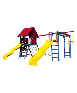 Lifetime Double Slide Deluxe Playset - Primary Colors (90274) 
