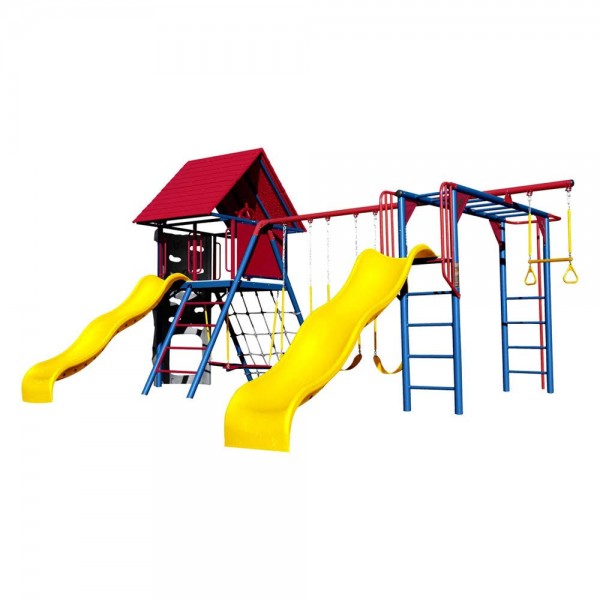 Lifetime Double Slide Deluxe Playset - Primary Colors (90274) 