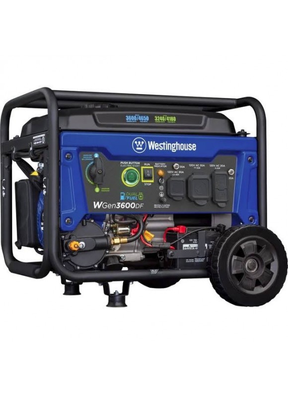 Westinghouse WGen3600DF Dual Fuel Portable Generator