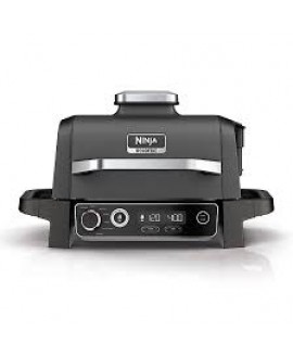 Ninja Woodfire Outdoor Grill &amp; Smoker, 7-in-1 Master Grill, BBQ Smoker &amp; Air Fryer 