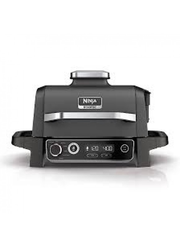 Ninja Woodfire Outdoor Grill &amp; Smoker, 7-in-1 Master Grill, BBQ Smoker &amp; Air Fryer