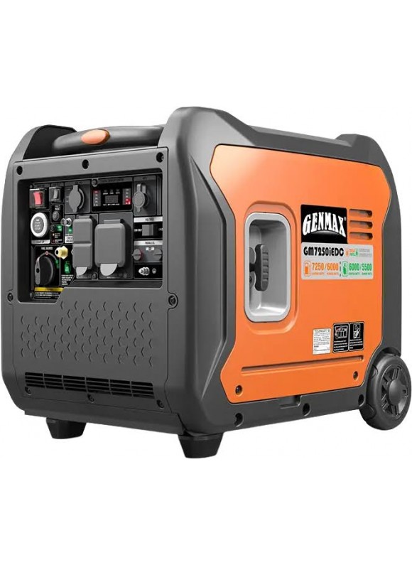 Genmax Portable Inverter Generator, 6000W Super Quiet GAS Propane Powered Engine with Remote/Electric Start, Ultra Lightweight for Backup Home Use &#038;