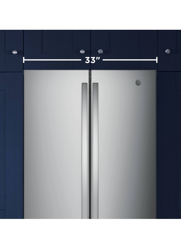 GE Energy Star 24.7 Cu. ft. French-Door Refrigerator - GNE25JYKFS