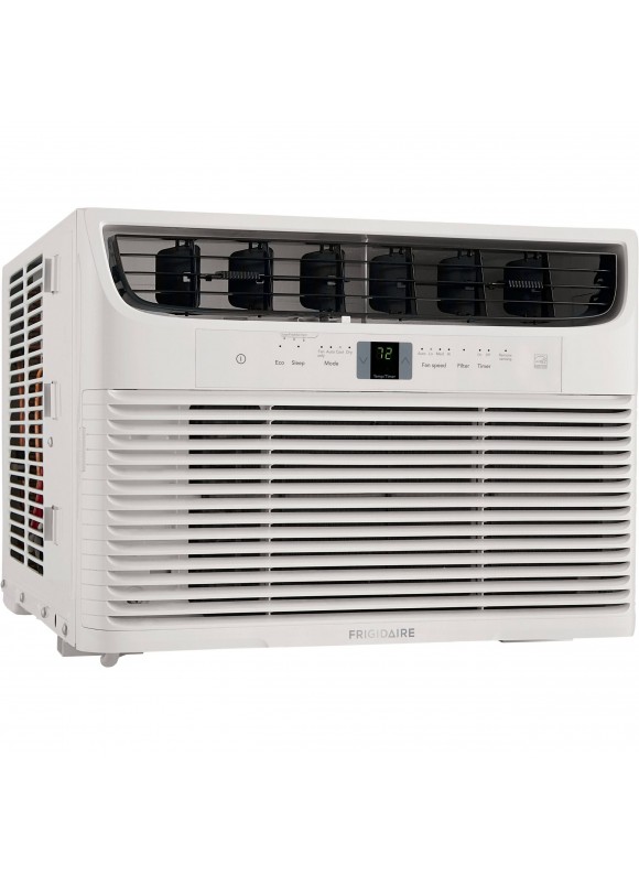 Frigidaire FFRE153WAE Window-Mounted Room Air Conditioner, 15,100 BTU with Energy Star Certified, Multi-Speed Fan, Sleep Mode, Programmable Timer