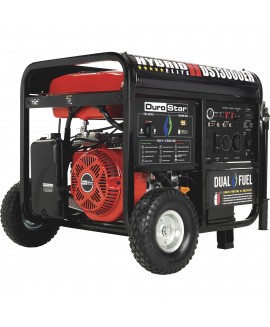 DuroStar DS13000EH 13000 Watt 500cc Dual Fuel Portable Generator 