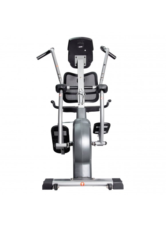 Sunny Health &amp; Fitness Elite Recumbent Cross Trainer &amp; Elliptical Machine with 12-Level Magnetic Resistance,