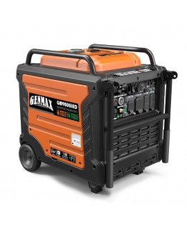 Genmax Portable Inverter Generator, 9000W Super Quiet GAS Propane Powered Engine with Parallel Capability, Remote/Electric Start, Ideal for Home 