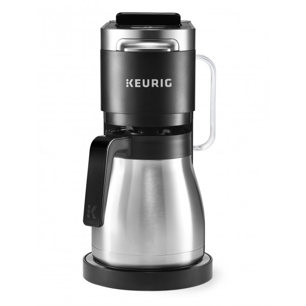 Keurig - K-Duo Plus 12-Cup Coffee Maker and Single Serve K-Cup Brewer - Black 