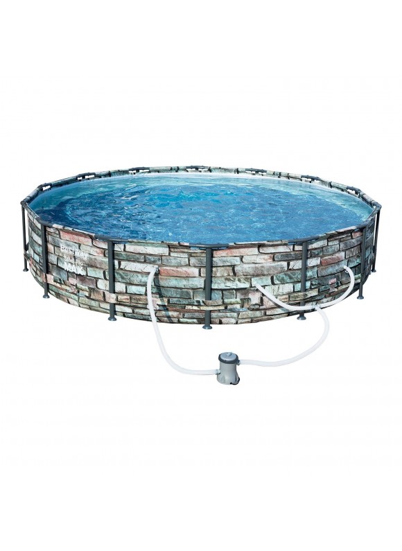 Steel Pro Max 14' x 33 inch Above Ground Swimming Pool Set