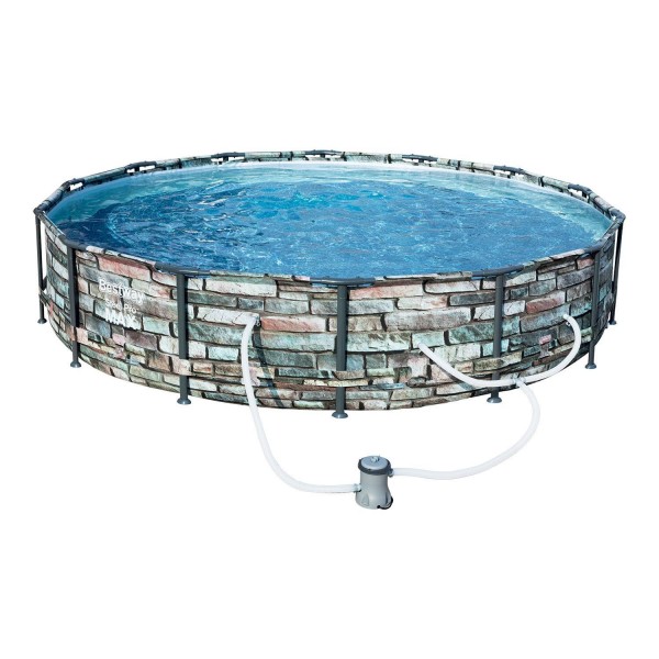 Steel Pro Max 14' x 33 inch Above Ground Swimming Pool Set 