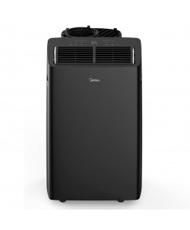 Midea Duo 12,000-btu Inverter Portable Air Conditioner - Black 