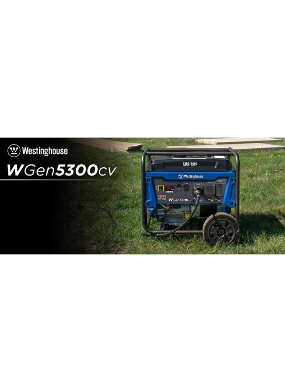 Westinghouse Portable Generator with Co Sensor Rubber | WGen5300cv