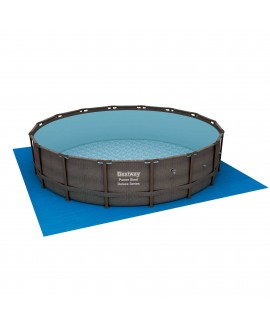 14ft x 42in Power Steel Deluxe Above Ground Swimming Pool Set and Pump 