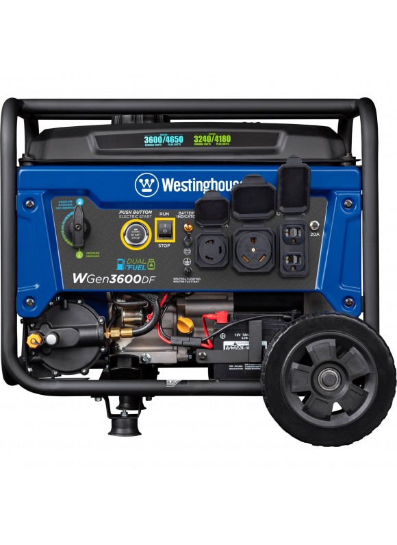 Westinghouse WGen3600DF Dual Fuel Portable Generator