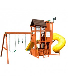 Kids Kidkraft Lookout Extreme Wooden Swing Set / Playset, Outdoor, Outdoor Swing Set Accessories 
