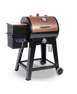 Lexington 540 Sq. in. Wood Pellet Grill w/ Flame Broiler and Meat Probe 