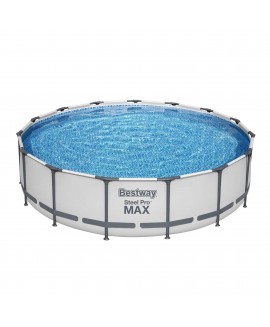15ft x 42in Steel Pro Max Round Frame Above Ground Pool and Accessories 