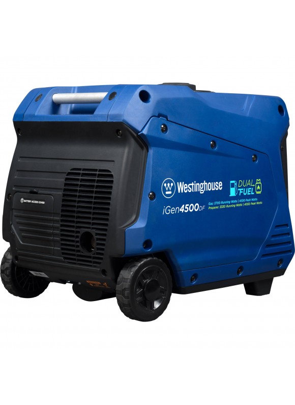 Westinghouse iGen4500DF 3700W Dual Fuel Electric Start Portable Inverter Generator