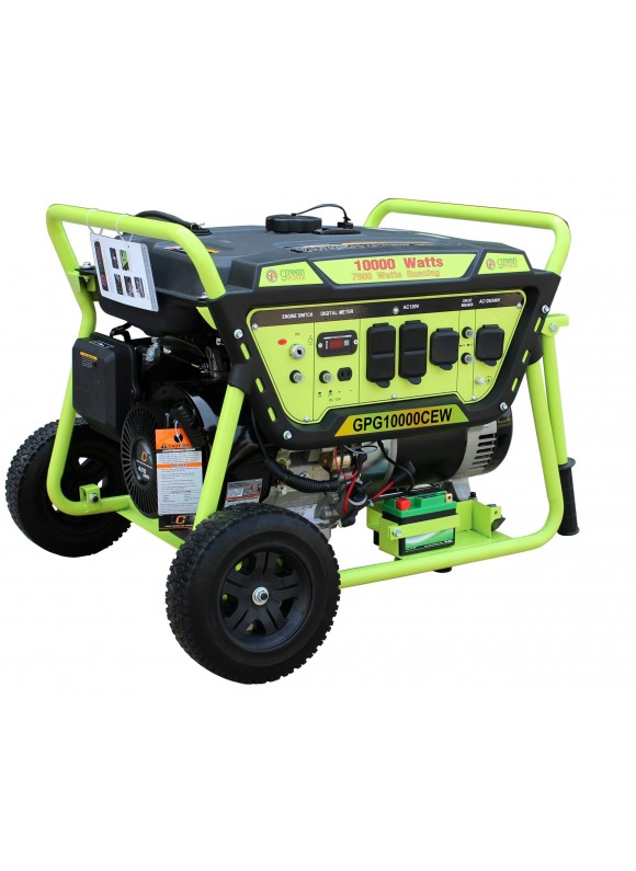 Green-Power America GPG10000EW 10000W Pro Electric Start Portable Generator