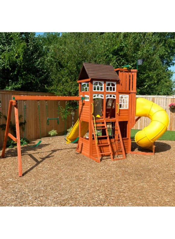 Kids Kidkraft Lookout Extreme Wooden Swing Set / Playset, Outdoor, Outdoor Swing Set Accessories