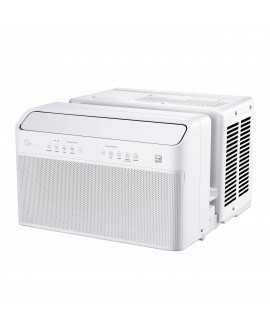 Midea 8,000 BTU U-Shaped Smart Inverter Window Air Conditioner 