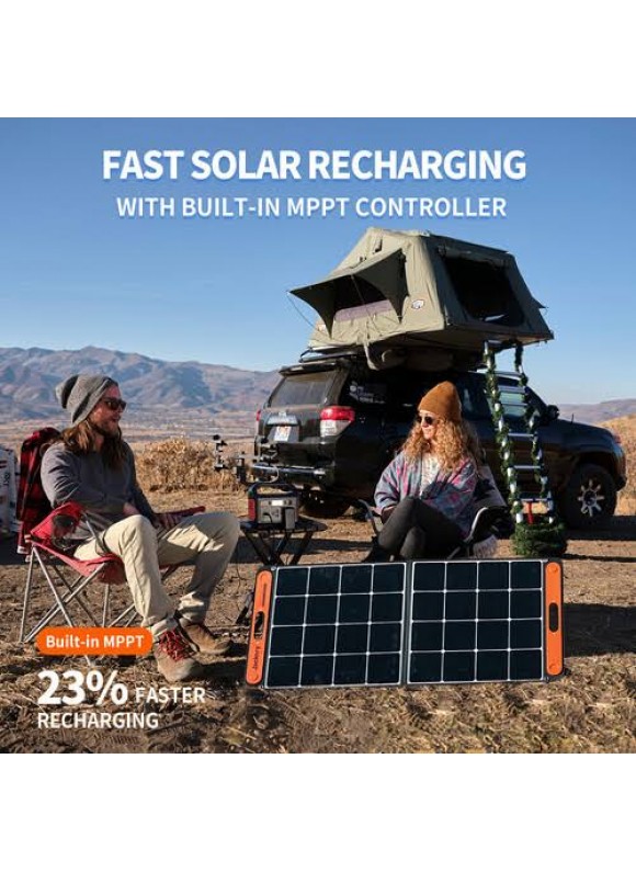 200-Watt Solar Generator 290 Including One Explorer 290 Portable Power Station and One Solar Panel 90W for Outdoors
